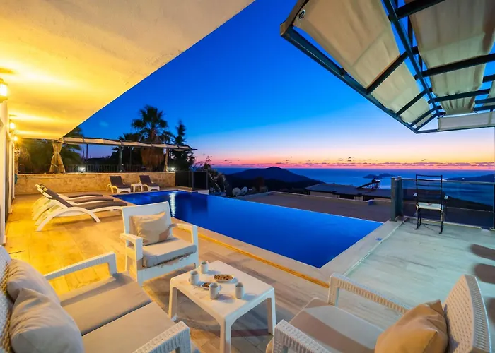 Luxury 4-Bedroom Sea View Villa With Private Pool In Kalkan